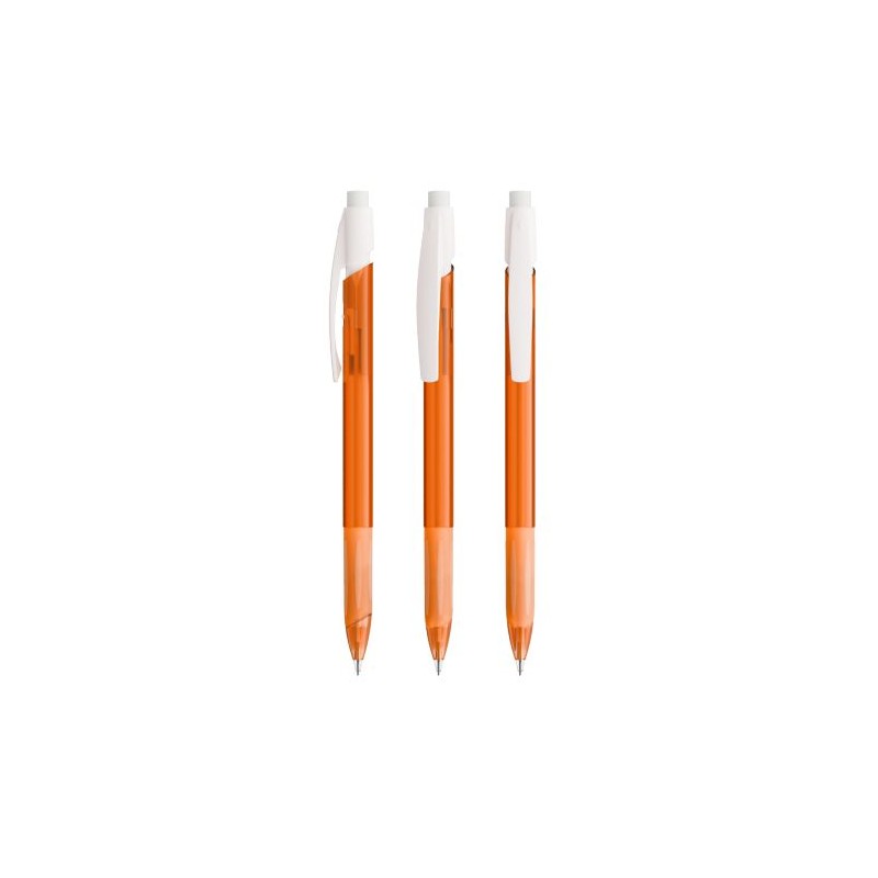 Porte-Mine Éco-responsable Personnalisé BIC® Media Clic Grip Matières : plastique Couleurs : blanc givré personnalisation rapide