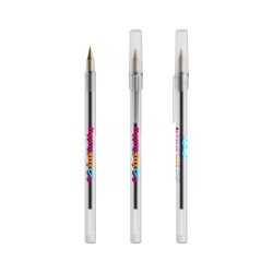Stylo publicitaire personnalisé BIC® Media Clic Grip Matières : plastique Couleurs : blanc givré impression logo haute qualité 2