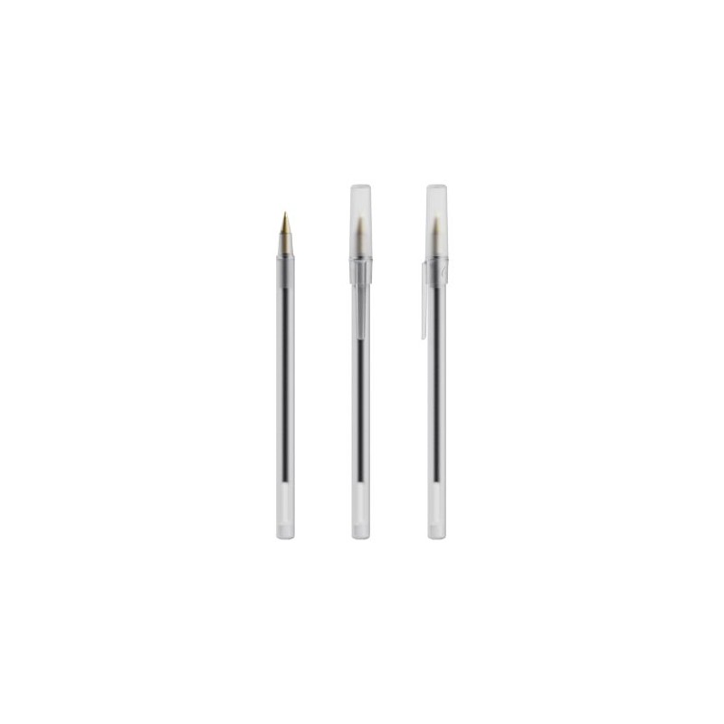 Stylo publicitaire personnalisé BIC® Media Clic Grip Matières : plastique Couleurs : blanc givré cadeau collaborateur premium