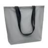 Sac shopping réfléchissant personnalisé pas cher - VISI TOTE Matières : PET Couleurs : argenté mat personnalisable avec votre lo