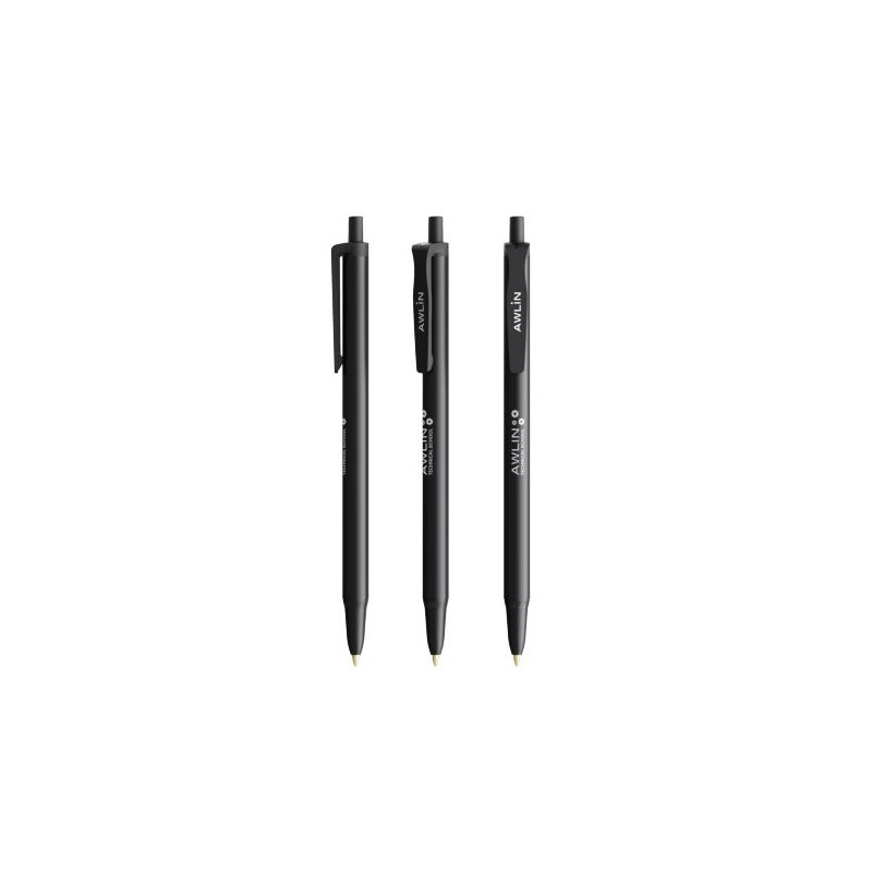 Stylo bille publicitaire personnalisé Softfeel® Clic Stic® BIC® Matières : plastique Couleurs : bleu foncé givré