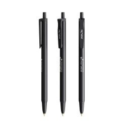 Stylo bille publicitaire personnalisé Softfeel® Clic Stic® BIC® Matières : plastique Couleurs : bleu foncé givré 2