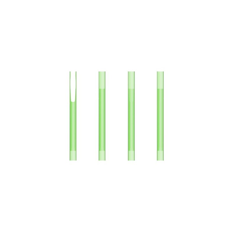 Stylo bille personnalisable BIC® Clic Stic Softfeel® Matières : plastique Couleurs : vert givré cadeau client original