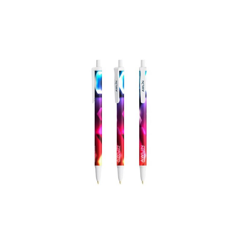Stylo bille personnalisable BIC® Clic Stic Softfeel® Matières : plastique Couleurs : jaune givré goodies entreprise design