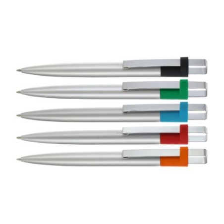 Stylo Bille Métal Personnalisé - Écriture Bleue