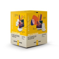 Chargeur Induction Personnalisé Pratique pour Pot à Crayons goodies publicitaire événementiel