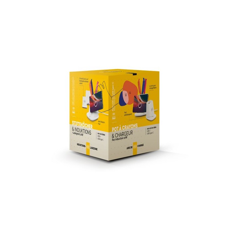 Chargeur Induction Personnalisé Pratique pour Pot à Crayons goodies publicitaire événementiel