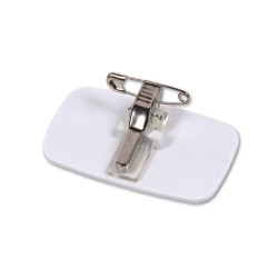 Badge Plastique Personnalisé avec Pince-Épingle 2