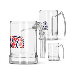 Mug Chope de Bière Plastique Incassable - 50 cl Personnalisé