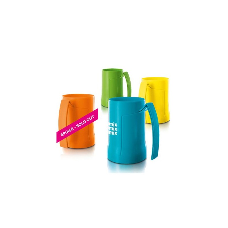 Mug Chope de Bière Plastique 50 cl RAS BORD Personnalisé