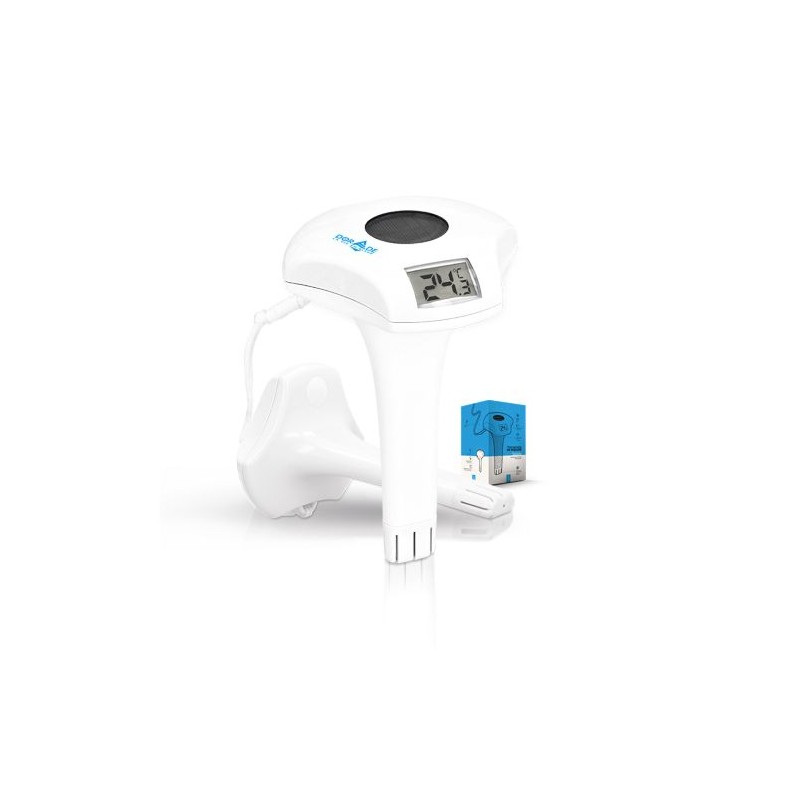 Thermomètre Éco-responsable à Recharge Solaire pour Piscine
