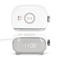 Réveil Induction Éco-responsable 10W - Chargeur Pratique Personnalisé Mousqueton Métal cadeau entreprise pas cher
