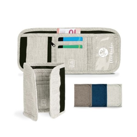 Porte-Monnaie de Voyage Sécurisé Personnalisé avec Compartiments pour Cartes et Billets