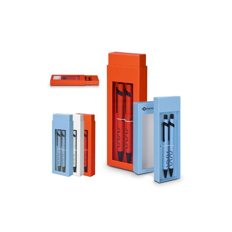 Parure Coffret Cadeau Stylo Métal et Porte-Mine