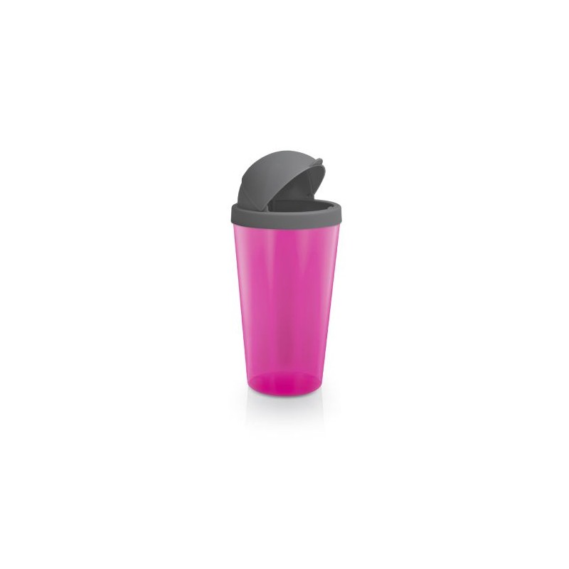 Couvercle de poubelle  + Gobelet publicitaire 60 cl marquage couleur éclatante