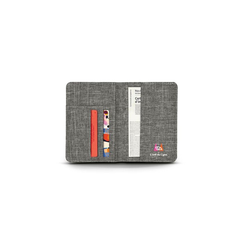 Porte Passeport, Carte Grise et Carte de Crédit Éco-responsable avec Stop RFID - Personnalisé cadeau entreprise pas cher