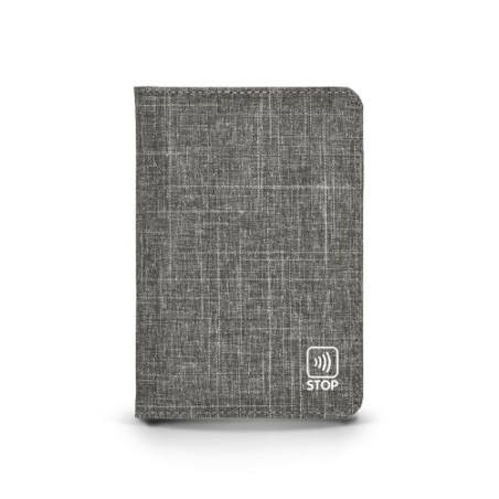 Porte Passeport, Carte Grise et Carte de Crédit Éco-responsable avec Stop RFID - Personnalisé goodies publicitaire événementiel