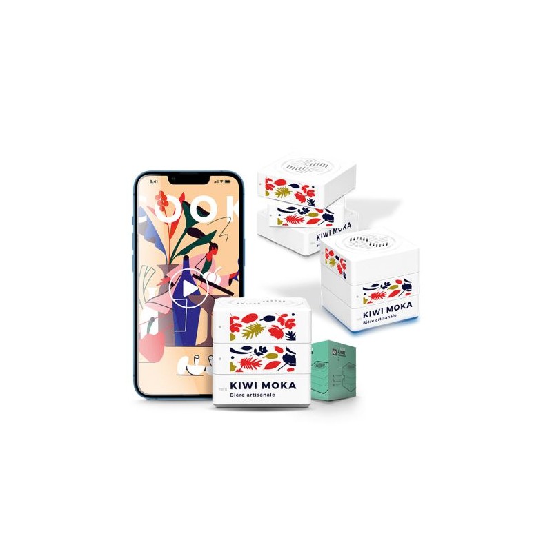 Enceinte sans fil personnalisée Cube BT5.0 - Cadeau d'entreprise idéal