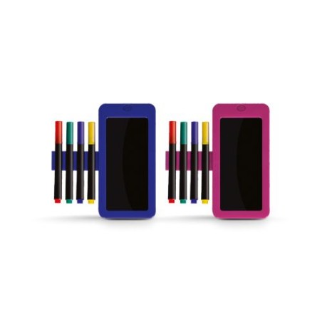 Ardoise Lumineuse Personnalisable Noire avec LED 14 x 13 cm cadeau entreprise pas cher