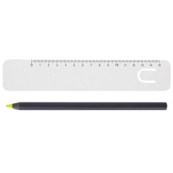 Kit de Bureau Fluo Jaune 17,6 cm - Personnalisé P