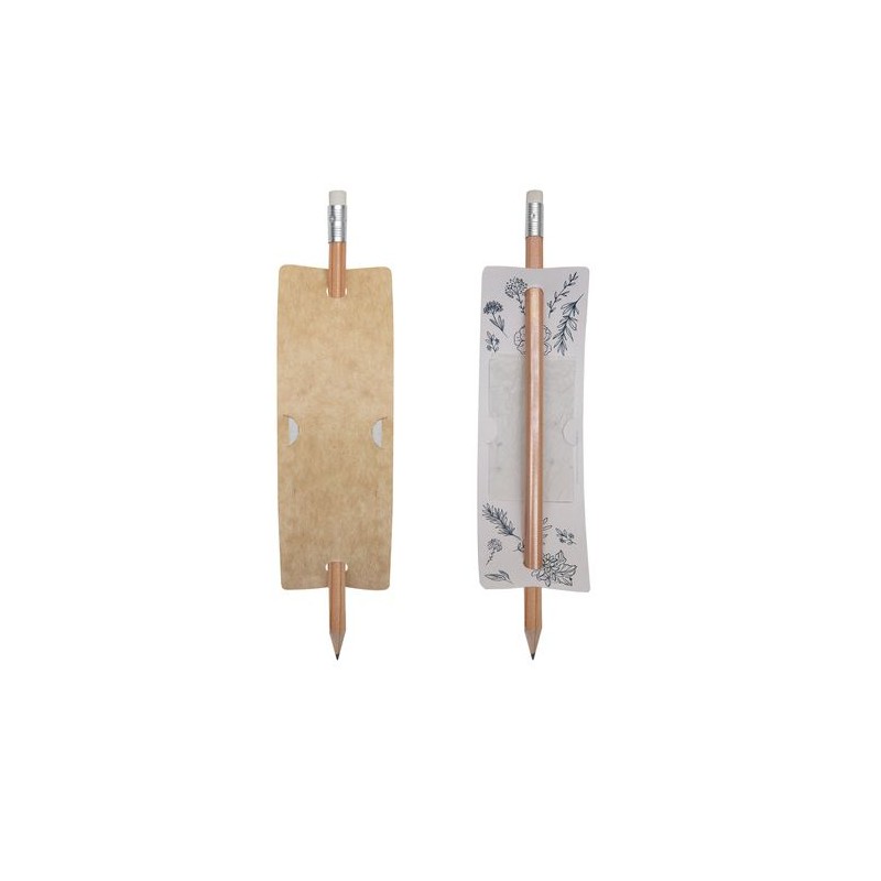 Messager Graines - Étiquette Publicitaire Écologique