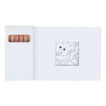 Kit Éco-responsable de Coloriage avec 6 Crayons - Objets Publicitaires 8,7 personnalisable avec votre logo