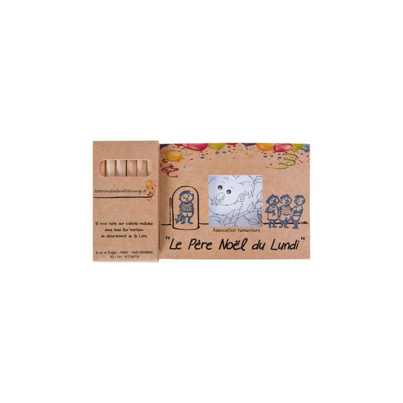 Kit Éco-responsable de Coloriage avec 6 Crayons - Objets Publicitaires 8,7 objet promo petit budget