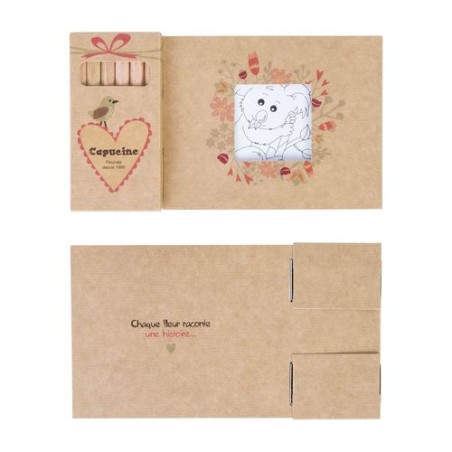 Kit de Colorage 6 Crayons Écolo