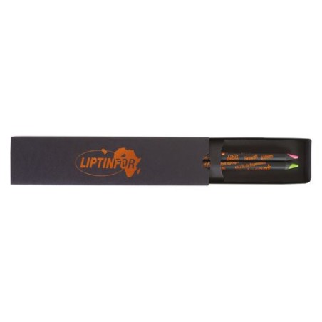 Étui-Fourreau Noir Personnalisé pour Crayon - Objet Publicitaire objet promotionnel éco-responsable