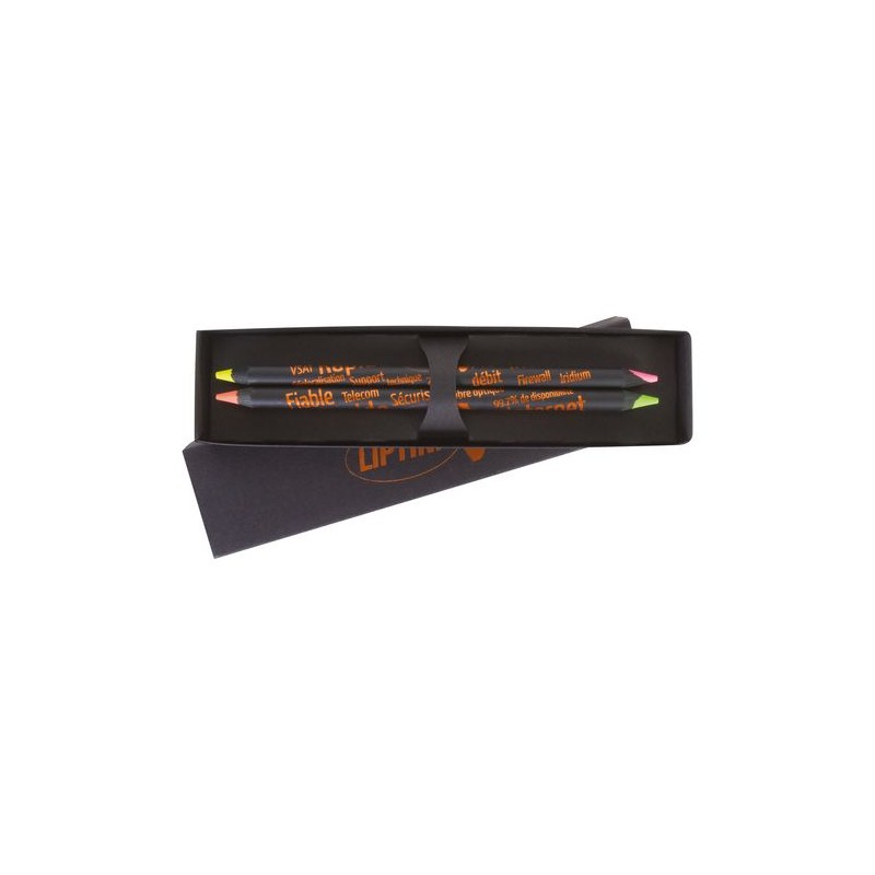 Étui-Fourreau Noir Personnalisé pour Crayon - Objet Publicitaire cadeau collaborateur premium