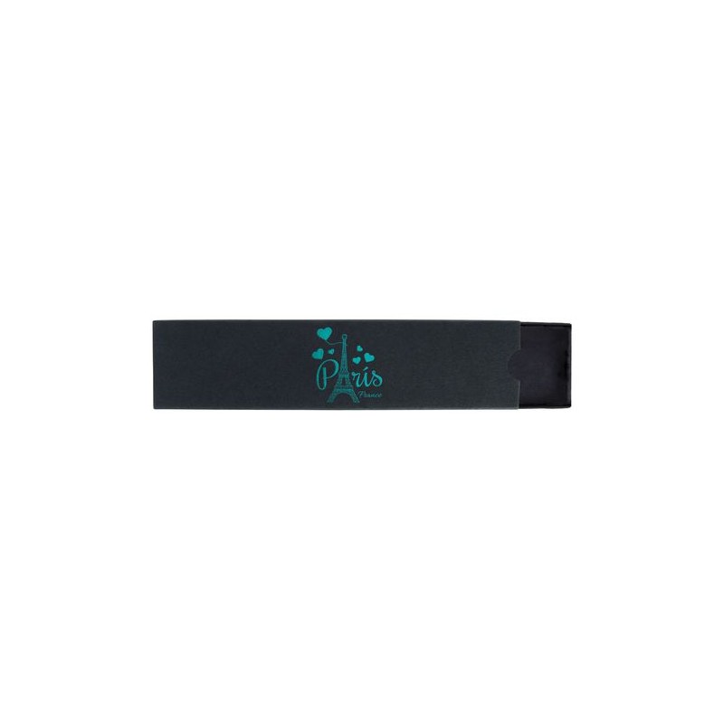 Étui-Fourreau Noir Personnalisé pour Crayon - Objet Publicitaire impression logo haute qualité