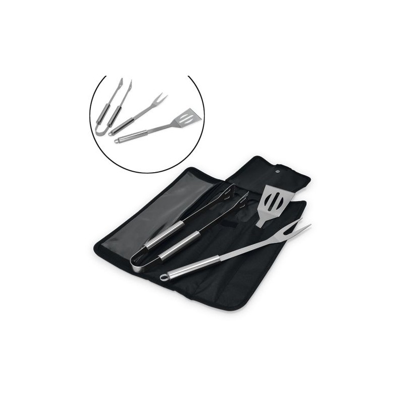 Set de 3 Ustensiles BBQ - Devenez le Roi du Grill