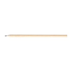 Crayon Rond Brut Personnalisé 17 en Peuplier - Cadeau d'Entreprise