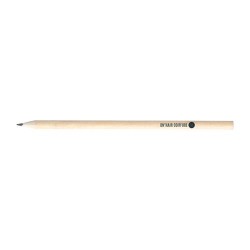 Crayon Rond Brut Personnalisé 17 en Peuplier - Cadeau d'Entreprise 2