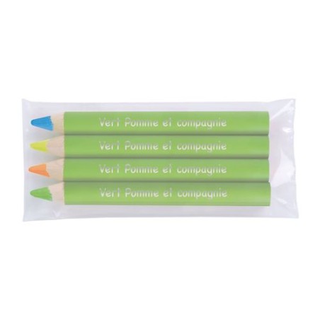 SURLIGNEURS ÉCOLOGIQUES 4 EN PANTONE 8 cadeau entreprise pas cher