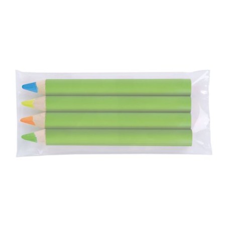 SURLIGNEURS ÉCOLOGIQUES 4 EN PANTONE 8 goodies publicitaire événementiel