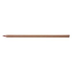 Crayon Publicitaire Hexagonal Naturel 8,7 cm - COEUR PRESTIGE ROUGE Matières : bois Couleurs : rouge
