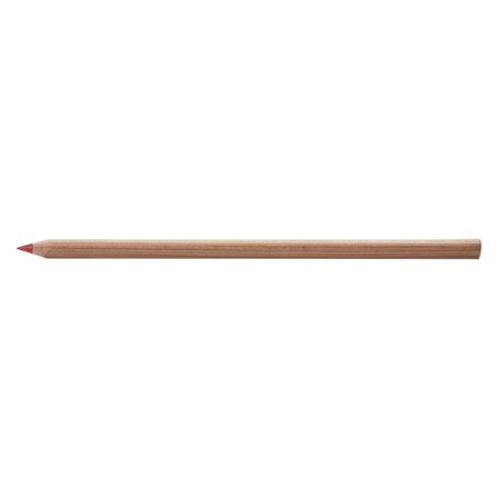 Crayon Publicitaire Hexagonal Naturel 8,7 cm - COEUR PRESTIGE ROUGE Matières : bois Couleurs : rouge