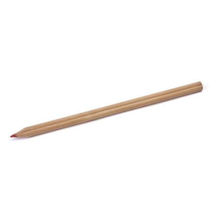 Crayon Publicitaire Hexagonal Naturel 8,7 cm - COEUR PRESTIGE ROUGE Matières : bois Couleurs : rouge cadeau collaborateur premiu