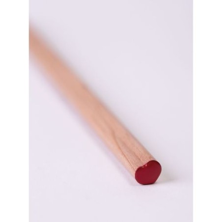 Crayon Publicitaire Hexagonal Naturel 8,7 cm - COEUR PRESTIGE ROUGE Matières : bois Couleurs : rouge goodies entreprise design