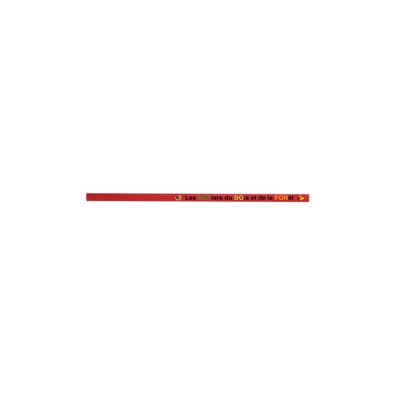 Crayon Publicitaire Éco-responsable Charpentier Pantone personnalisation rapide en France