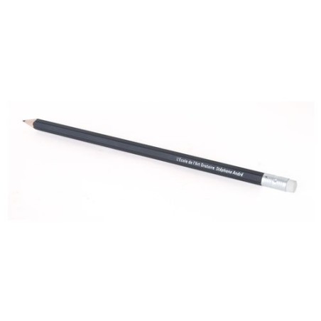 Crayon  personnalisable ECO HEXA 17,6 PANTONE T Gomme goodies publicitaire événementiel