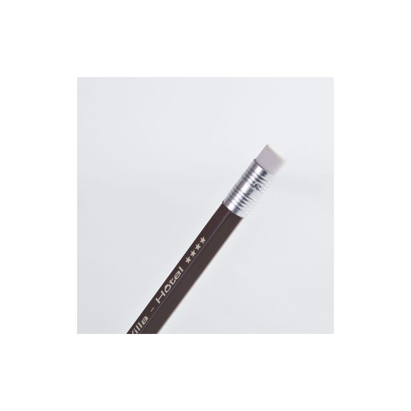Crayon  personnalisable ECO HEXA 17,6 PANTONE T Gomme marquage laser ultra précis