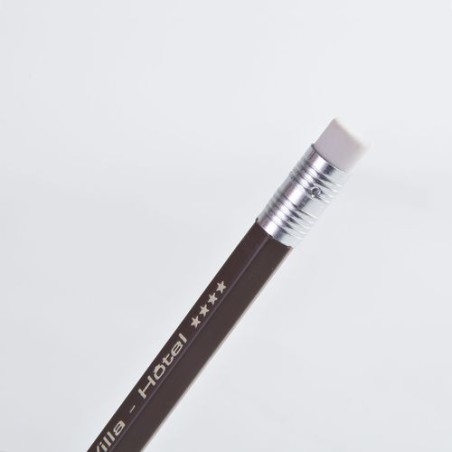 Crayon  personnalisable ECO HEXA 17,6 PANTONE T Gomme marquage laser ultra précis