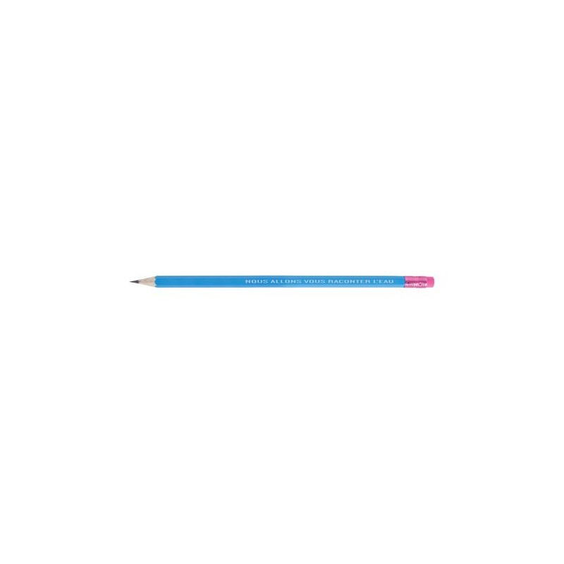 Crayon  personnalisable ECO HEXA 17,6 PANTONE T Gomme livraison express 24h 48h