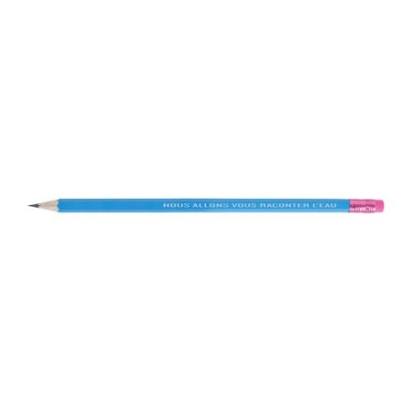 Crayon  personnalisable ECO HEXA 17,6 PANTONE T Gomme livraison express 24h 48h