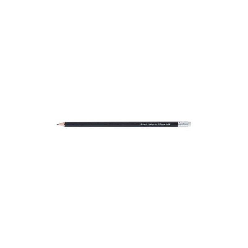 Crayon  personnalisable ECO HEXA 17,6 PANTONE T Gomme marquage couleur éclatante