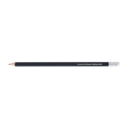 Crayon  personnalisable ECO HEXA 17,6 PANTONE T Gomme marquage couleur éclatante