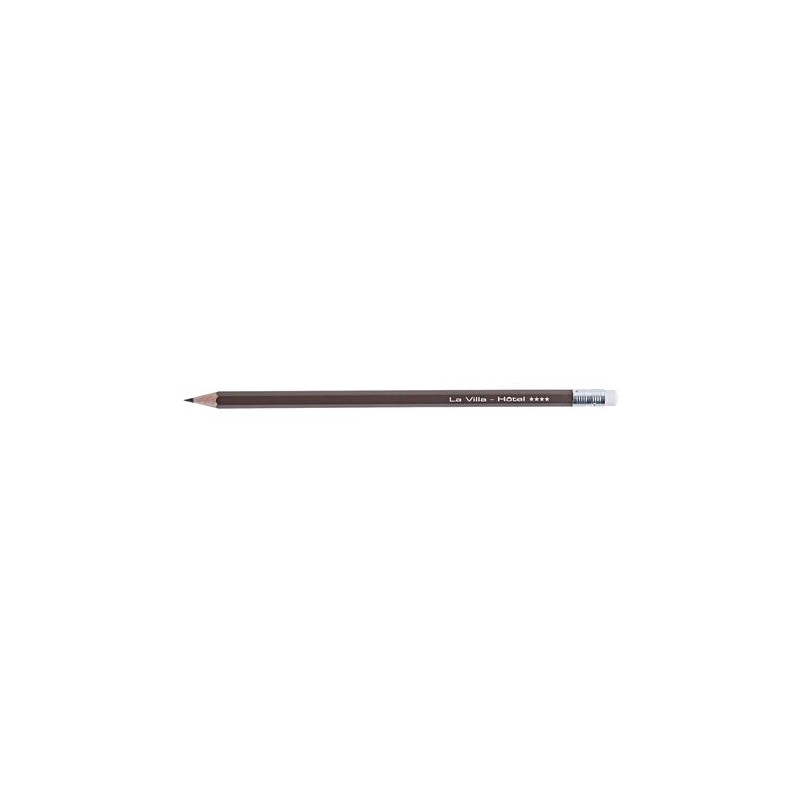 Crayon  personnalisable ECO HEXA 17,6 PANTONE T Gomme personnalisable avec votre logo