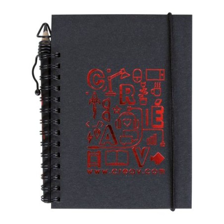 Carnet A6 sans crayon  Clip One cadeau entreprise pas cher